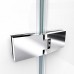 DreamLine Aqua Ultra 32 in. D x 60 in. W x 74 3/4 in. H Frameless Shower Door in Chrome and Left Drain Biscuit Base Kit - DL-6521L-22-01 - B07H8M27P3